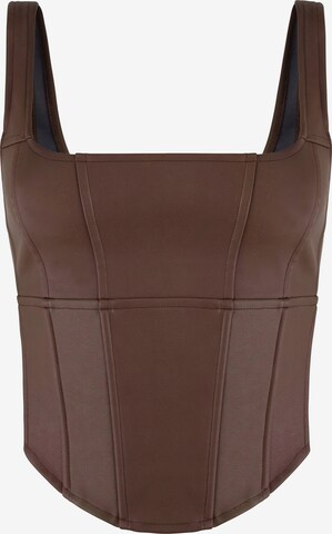 OW Collection Top 'AMARA' in Brown: front