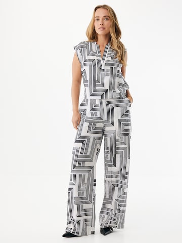 MEXX Loosefit Παντελόνι σε λευκό