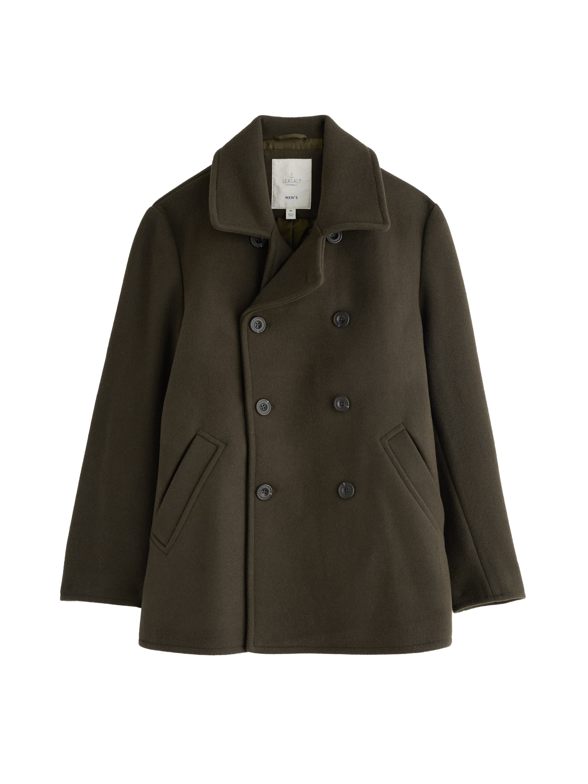 Cappotto di mezza stagione di Seasalt Cornwall in verde: frontale