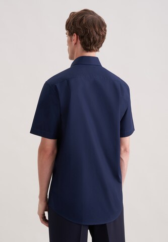 SEIDENSTICKER Regular Fit Businesshemd in Blau