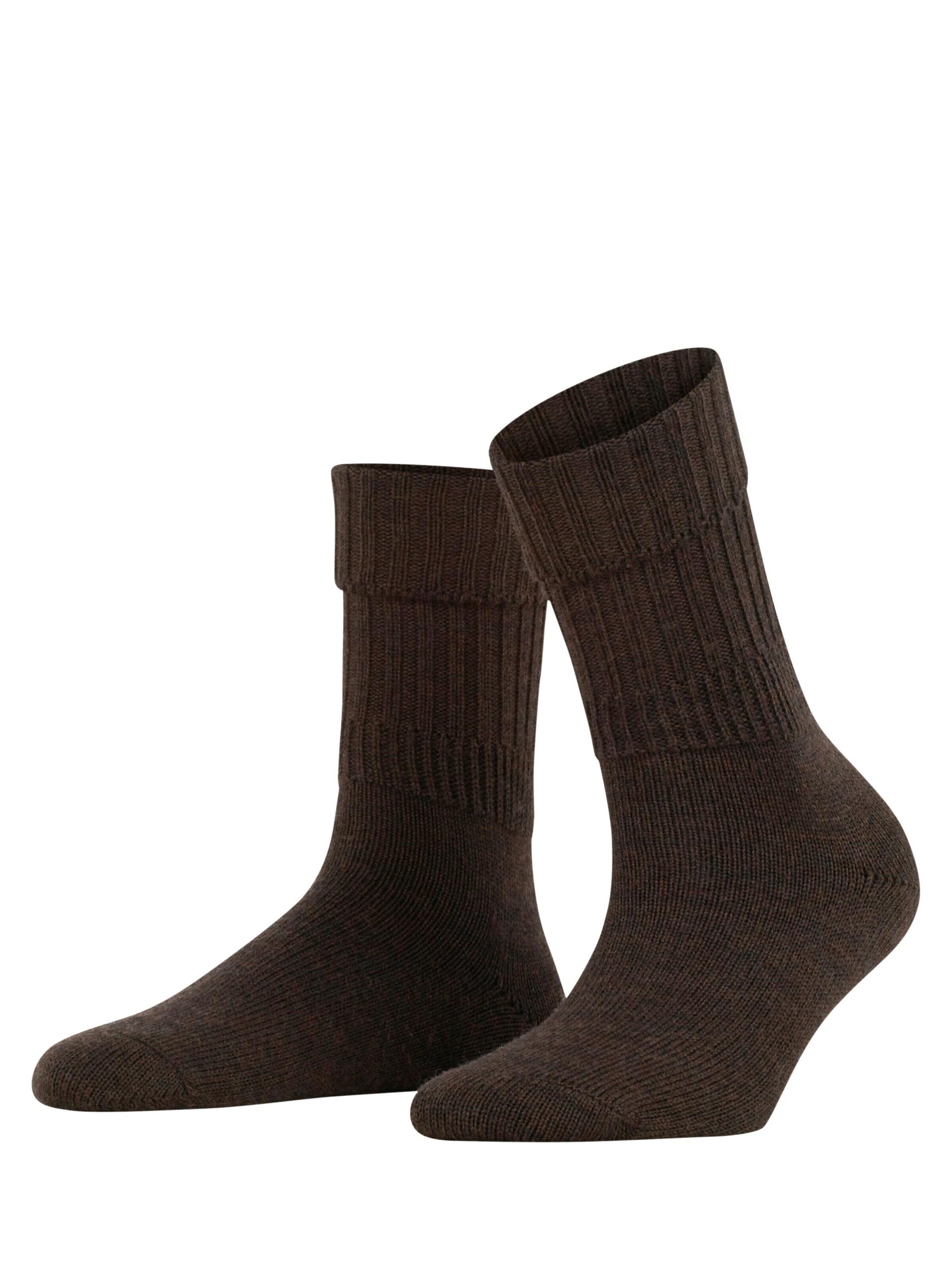 FALKE Socken 'Striggings Rib'‌‌‌ in Braun: Vorderseite