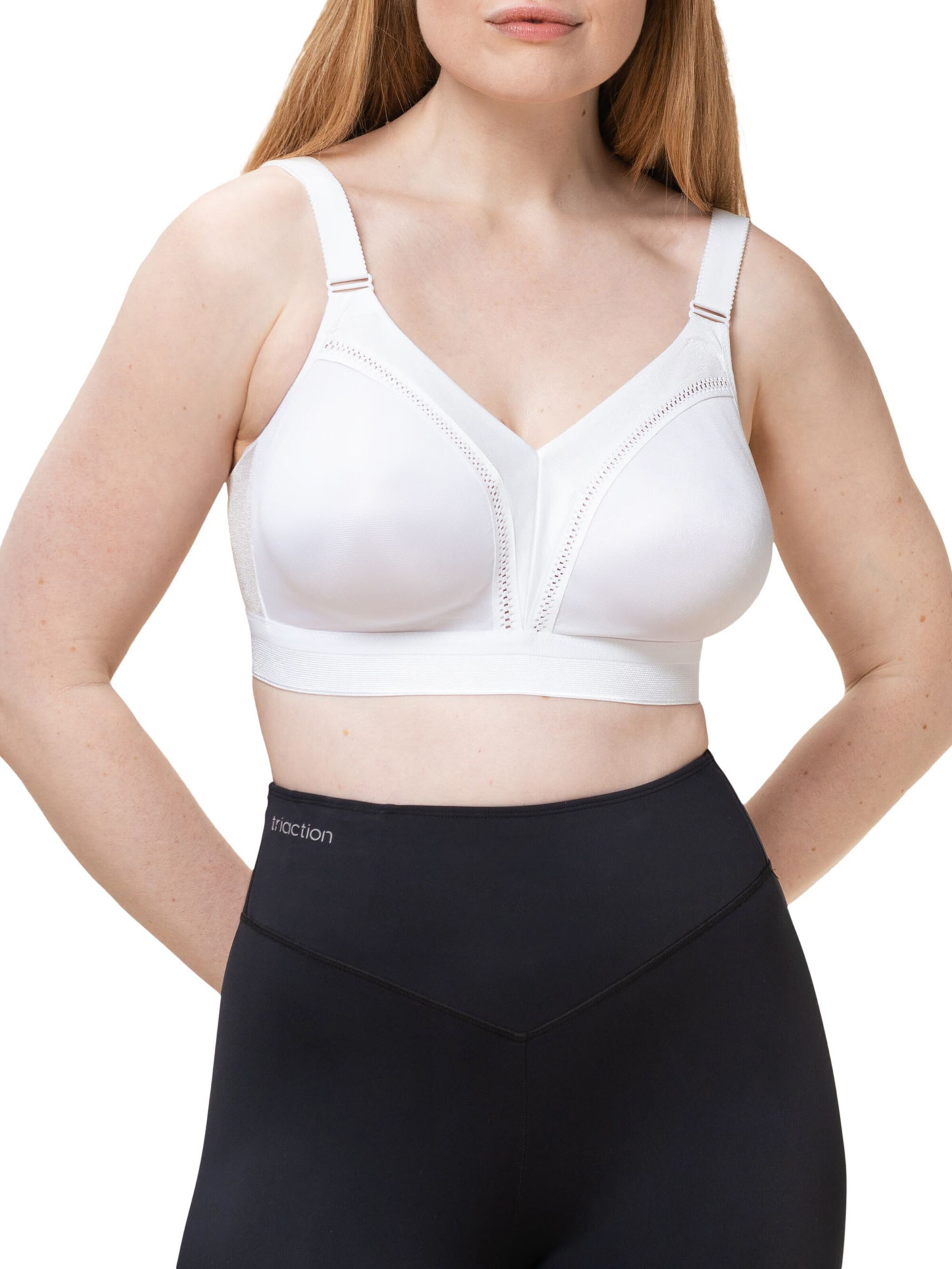 TRIUMPH High Support Sports bra ' Triaction Workout ' in White