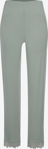 LASCANA Pyžamové kalhoty – zelená: přední strana