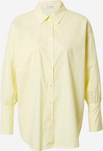 Camicia da donna 'Sofie' di A-VIEW in giallo: frontale
