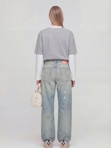 Mansour Shirt 'Double Sleeved Longsleeve Heather Grey' in Grey