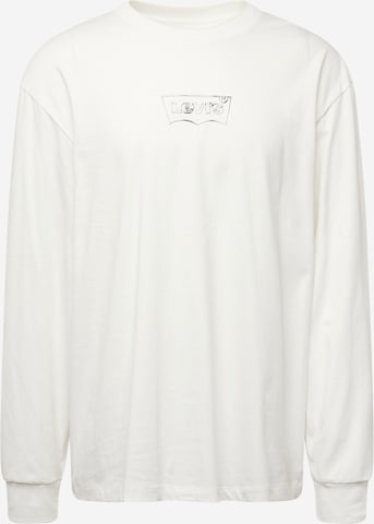 LEVI'S ® Shirt 'LS Graphic Authentic Tee' in White: front