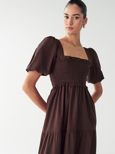 Willa Robe 'SUZI' en marron, Vue avec produit