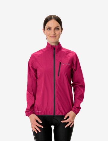 VAUDE Outdoorjacke 'Drop III' in Pink: predná strana