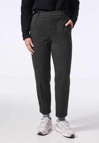 Street One Studio Regular Chino Pants in Black: front