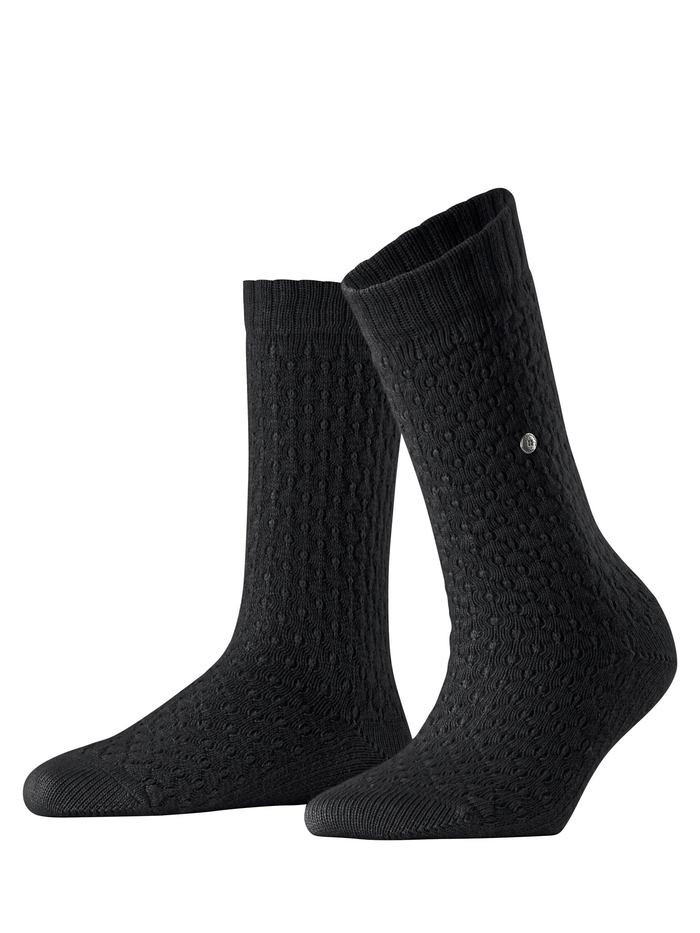 BURLINGTON Socken 'Orkney' in Schwarz: Vorderseite