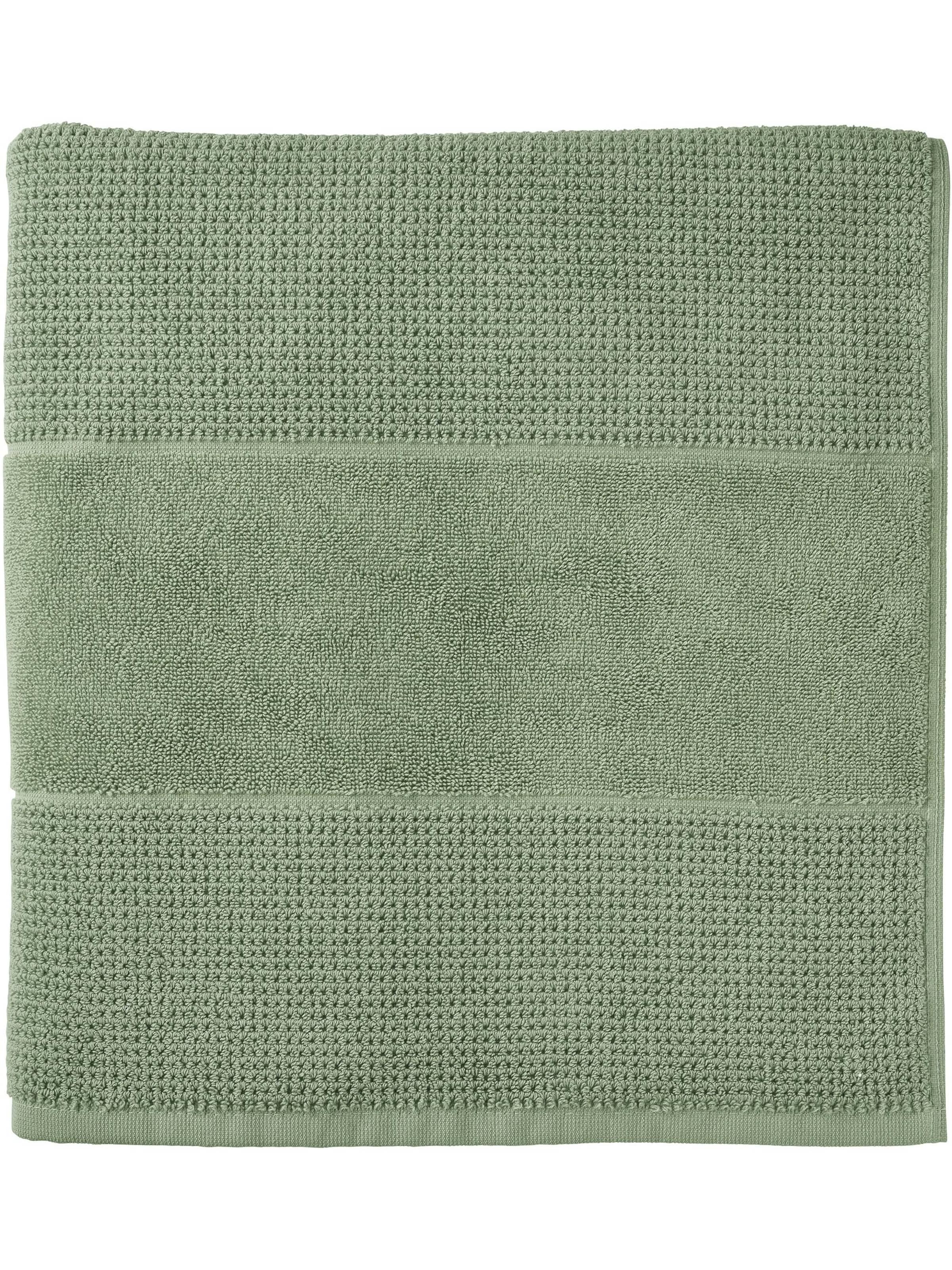 SCHIESSER Handtuch 'Saunatuch Turin'‌‌‌ in Grün: Vorderseite