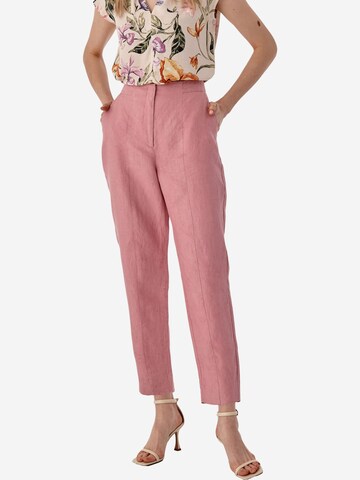 Regular Pantalon 'FERA' TATUUM en rose : devant