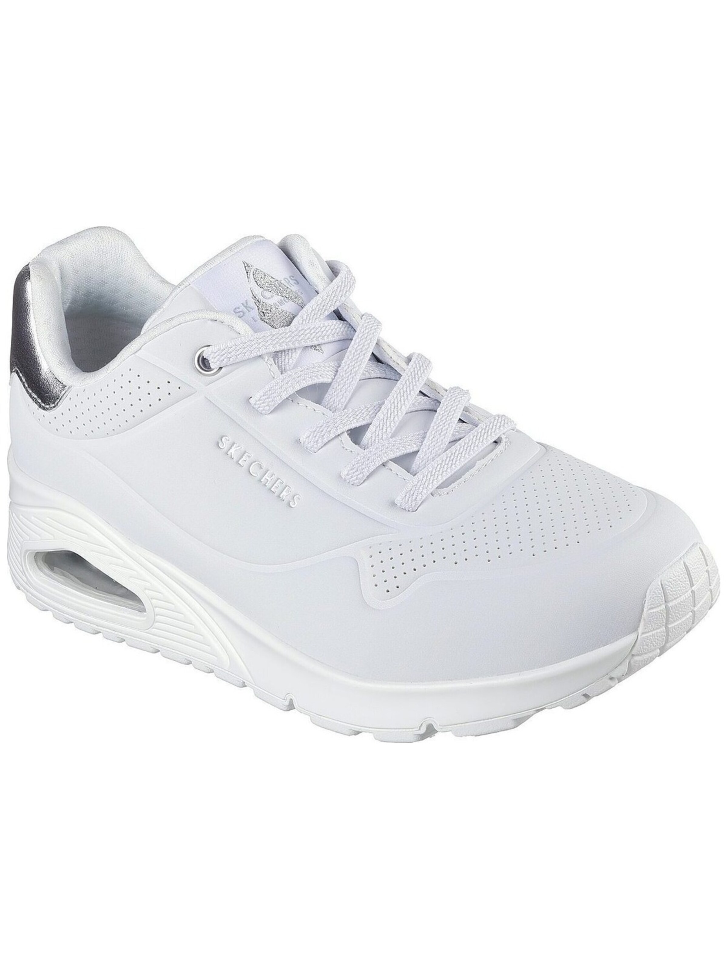 SKECHERS Platform trainers 'Skechers Uno-Shimmer Away' in White