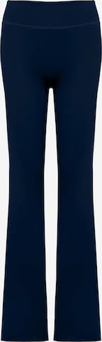 La V Sportbroek 'Flared sportlegging Fleur' in Blauw: voorkant