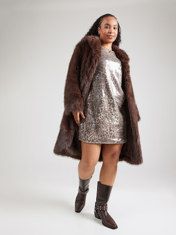 Noisy May Curve Coctailkjole 'NMJESSY' i beige