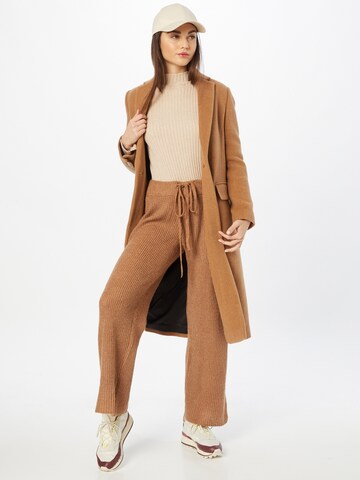 Missguided Wide leg Broek in Bruin