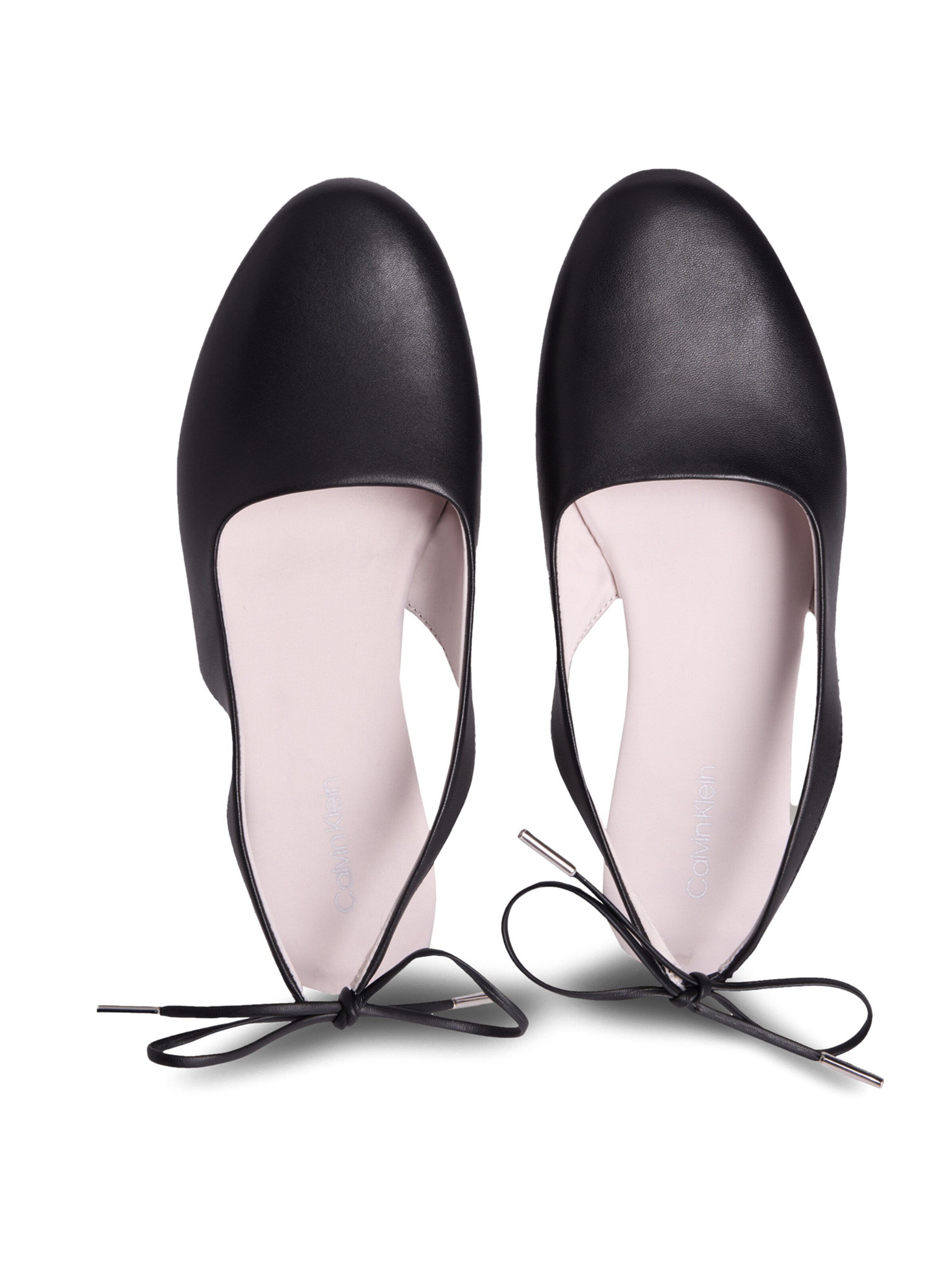 Calvin Klein Балерина с каишка в черно