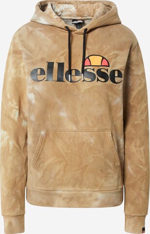 Sweat-shirt 'Torices' ELLESSE en marron : devant