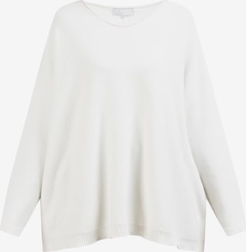 Pull-over 'Pryam' RISA en blanc : devant