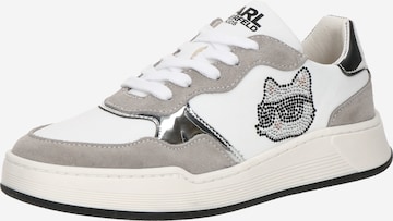 balta Karl Lagerfeld Sportbačiai: priekis