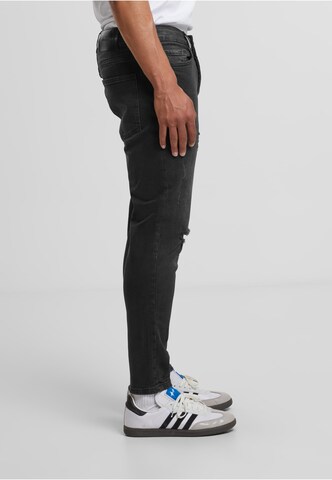 2Y Premium Slimfit Jeans in Schwarz