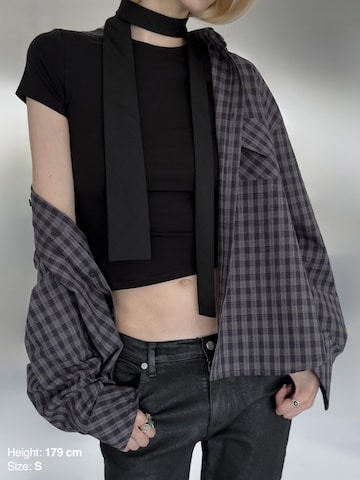 ENRAGE Comfort Fit Hemd 'LETTER' in Lila