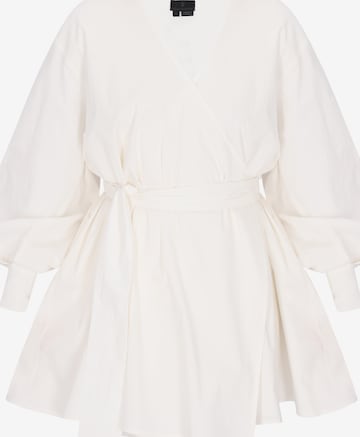 DreiMaster Klassik Jurk 'Classic' in Wit: voorkant
