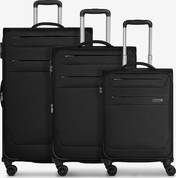 Ensemble de bagages 'Chicago' Worldpack en noir : devant