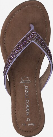 MARCO TOZZI T-Bar Sandals in Purple