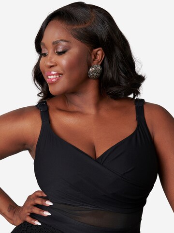 SugarShape Badeanzug 'Porto' in Schwarz