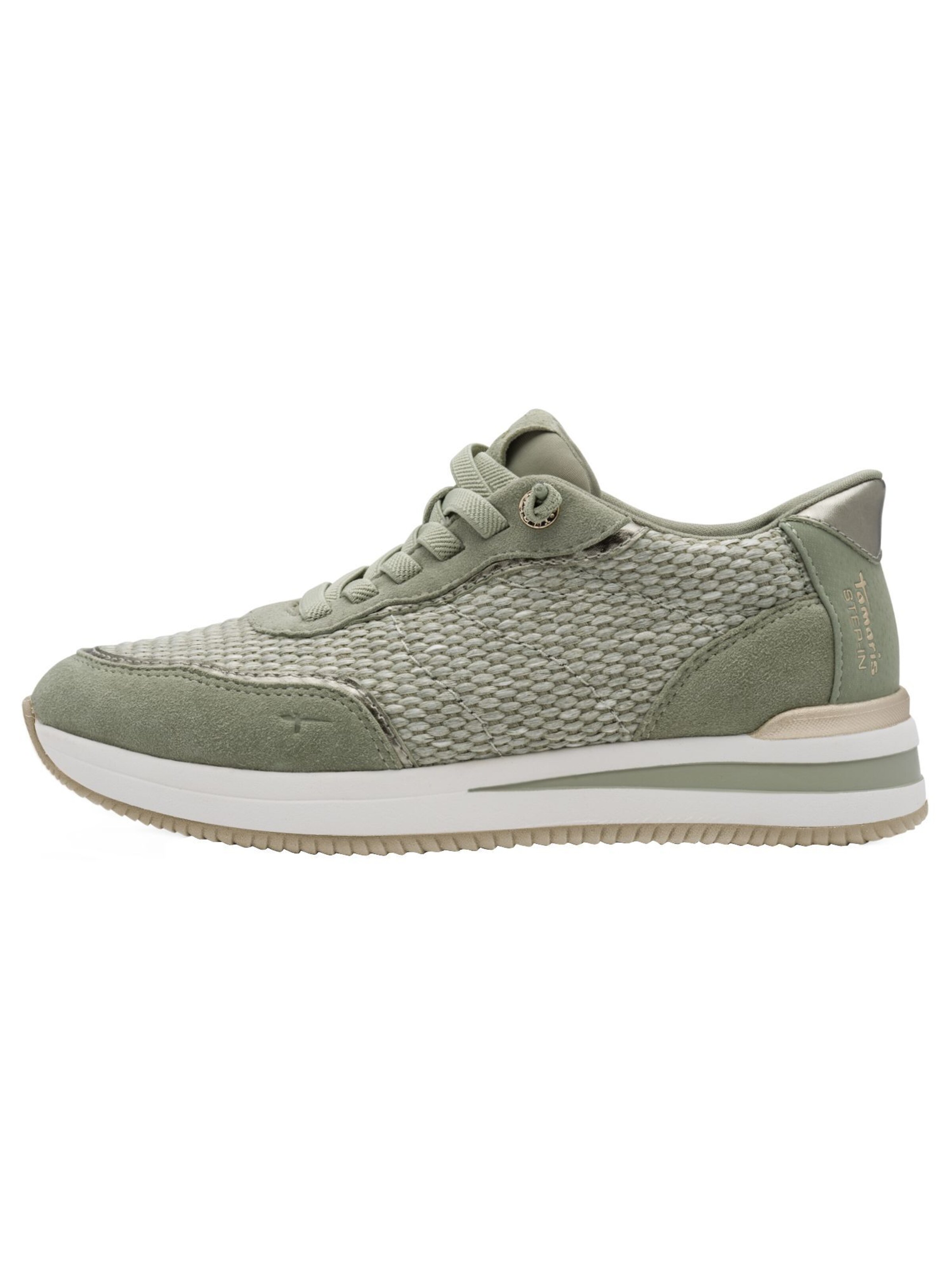Tamaris Platform trainers in Green
