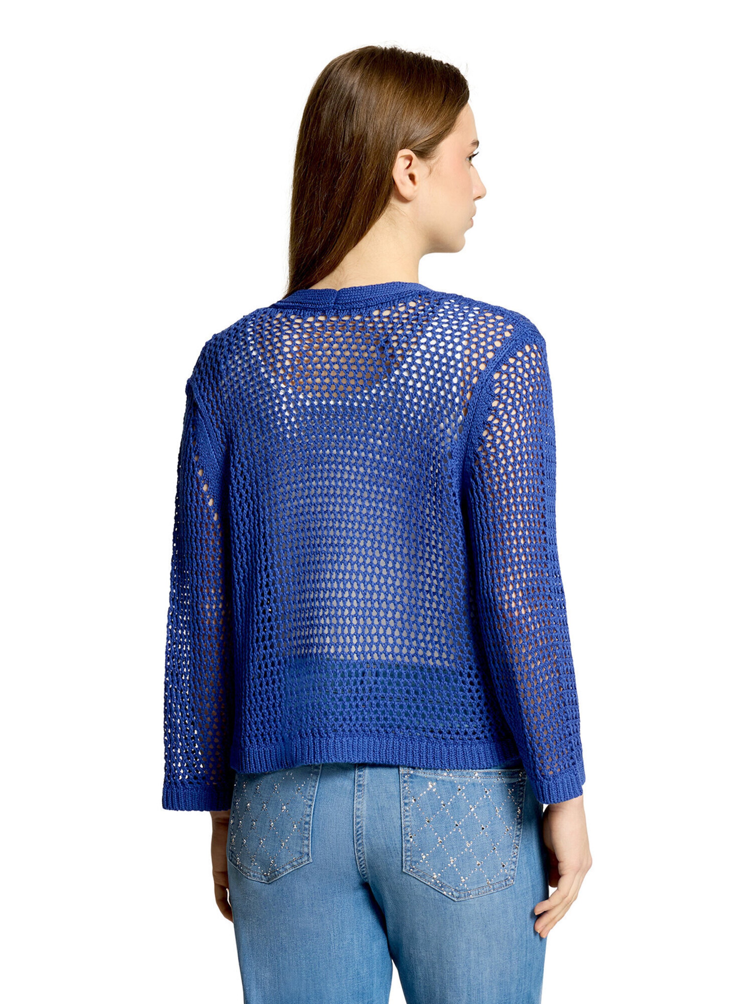 Betty Barclay Gebreid vest in Blauw