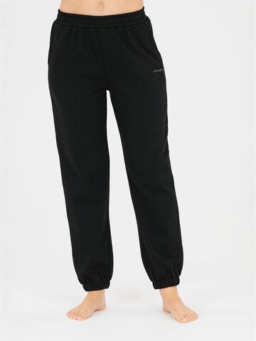 Athlecia - Tapered Pantalón deportivo 'Atkins' en negro: frente