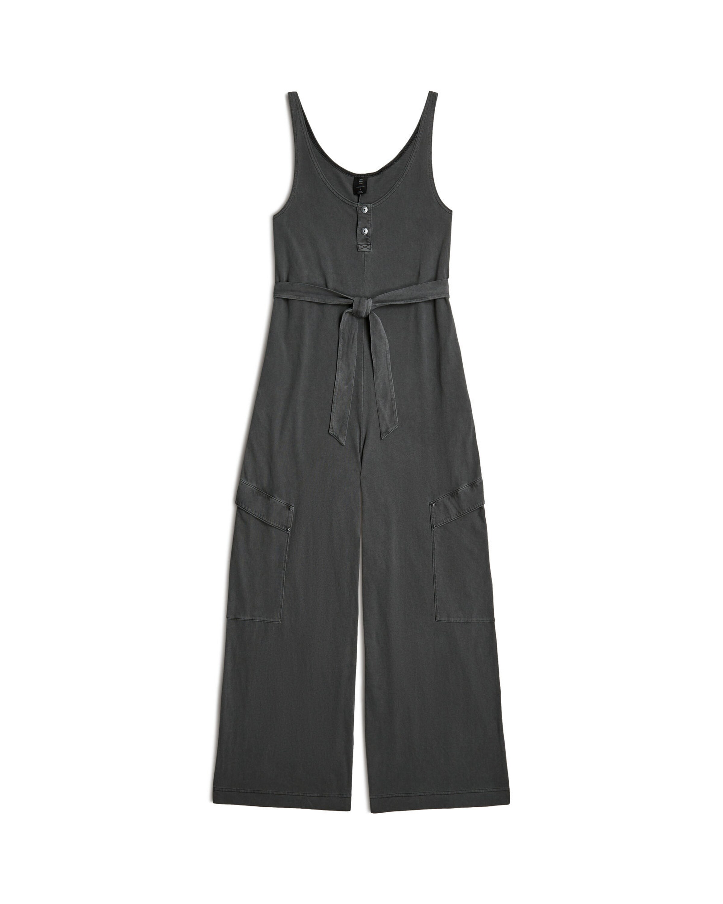 G-STAR Jumpsuit in Zwart: voorkant