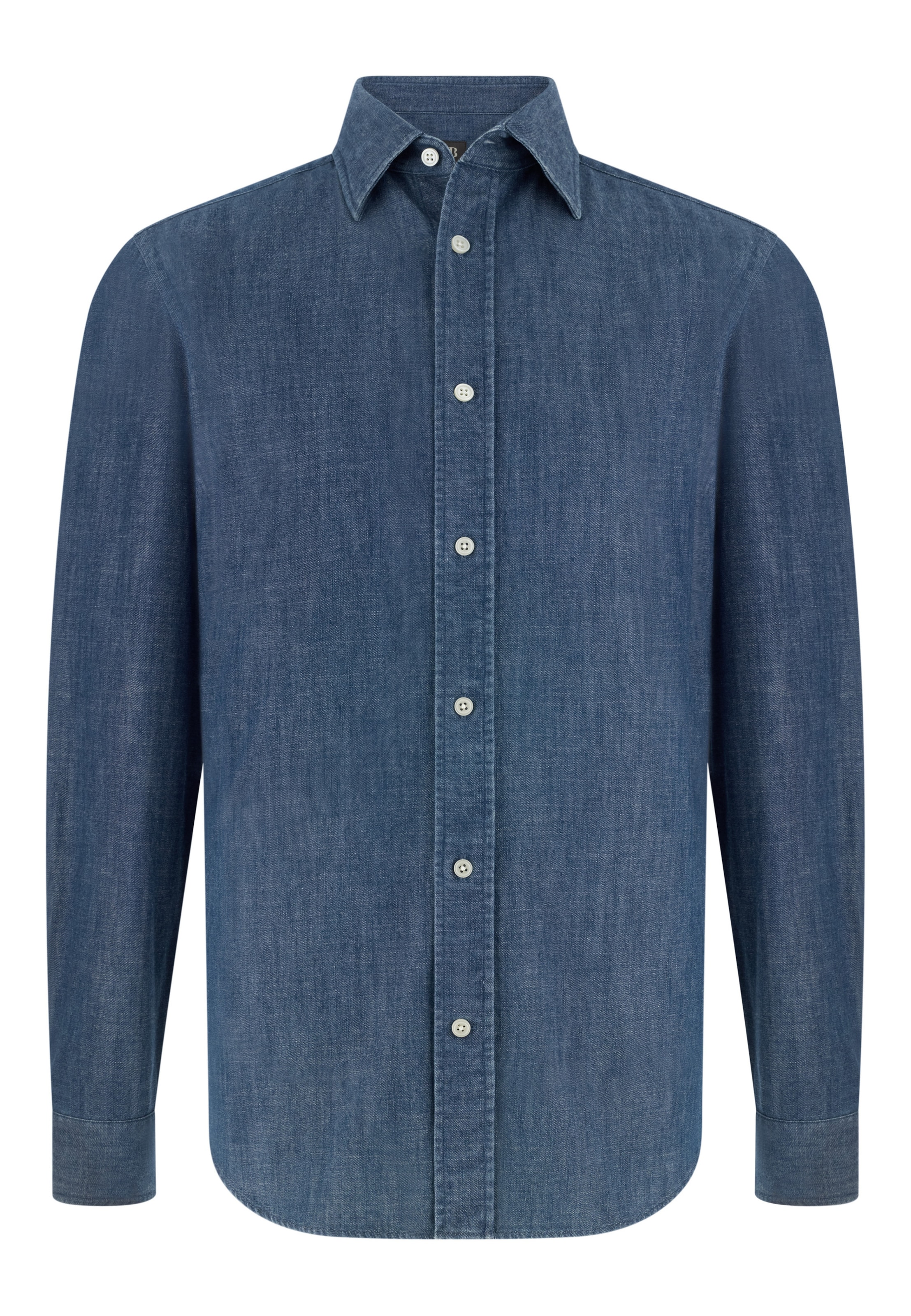 Boggi Milano Regular fit Button Up Shirt in Blue: front