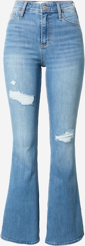 HOLLISTER Flared Jeans in Blauw: voorkant