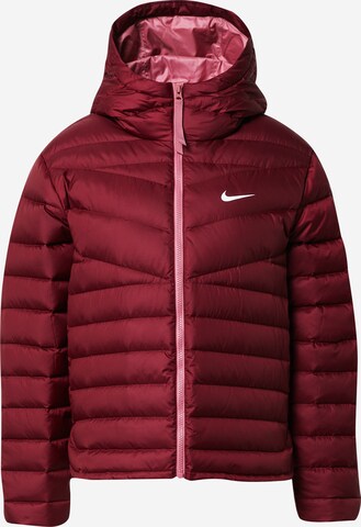 Nike Sportswear - Chaqueta de invierno en rojo: frente