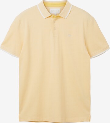 T-Shirt TOM TAILOR en jaune : devant