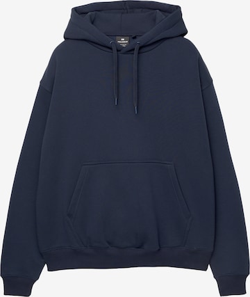 Pull&Bear Sweatshirt in Blue: front