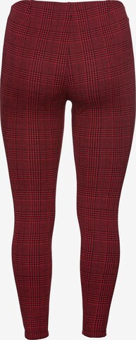 SHEEGO Skinny Leggings in Rot