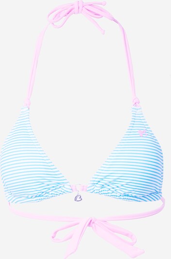 Banana Moon Top de bikini en azul claro / rosa / blanco, Vista del producto