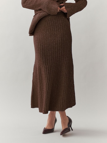 Jupe LAURA ASHLEY en marron : devant