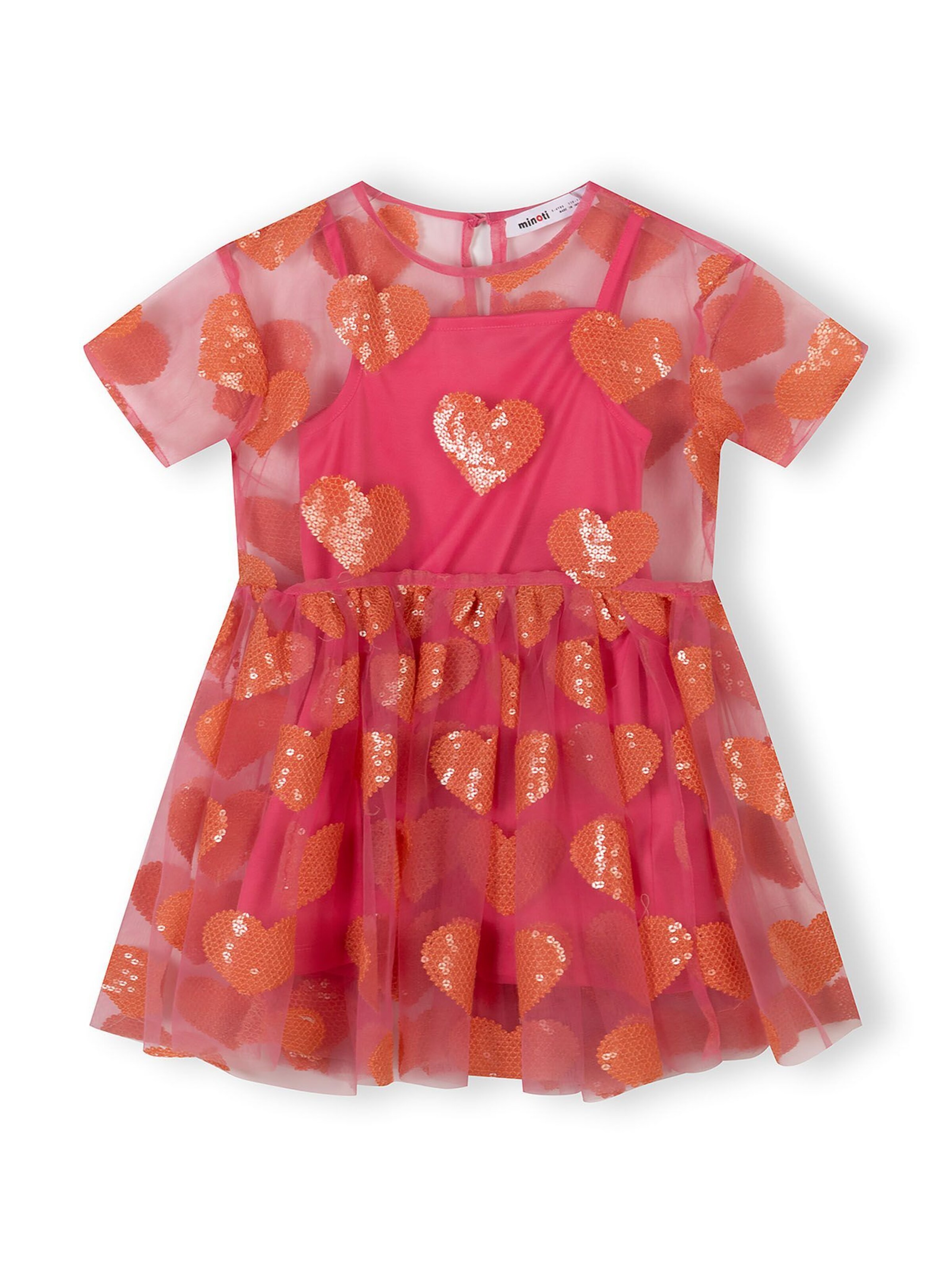 Robe MINOTI en rose : devant