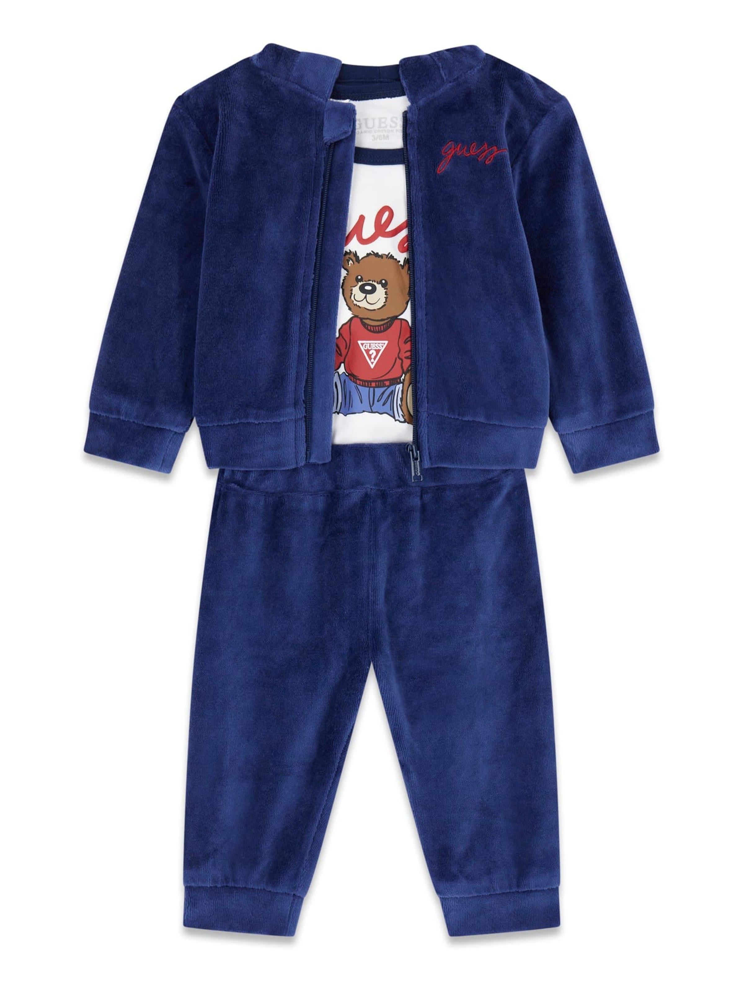 GUESS Set in Blau: Vorderseite