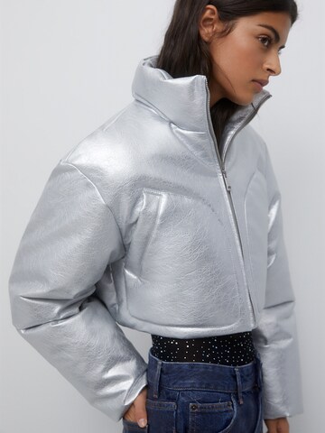 Pull&Bear Jacke in Silber