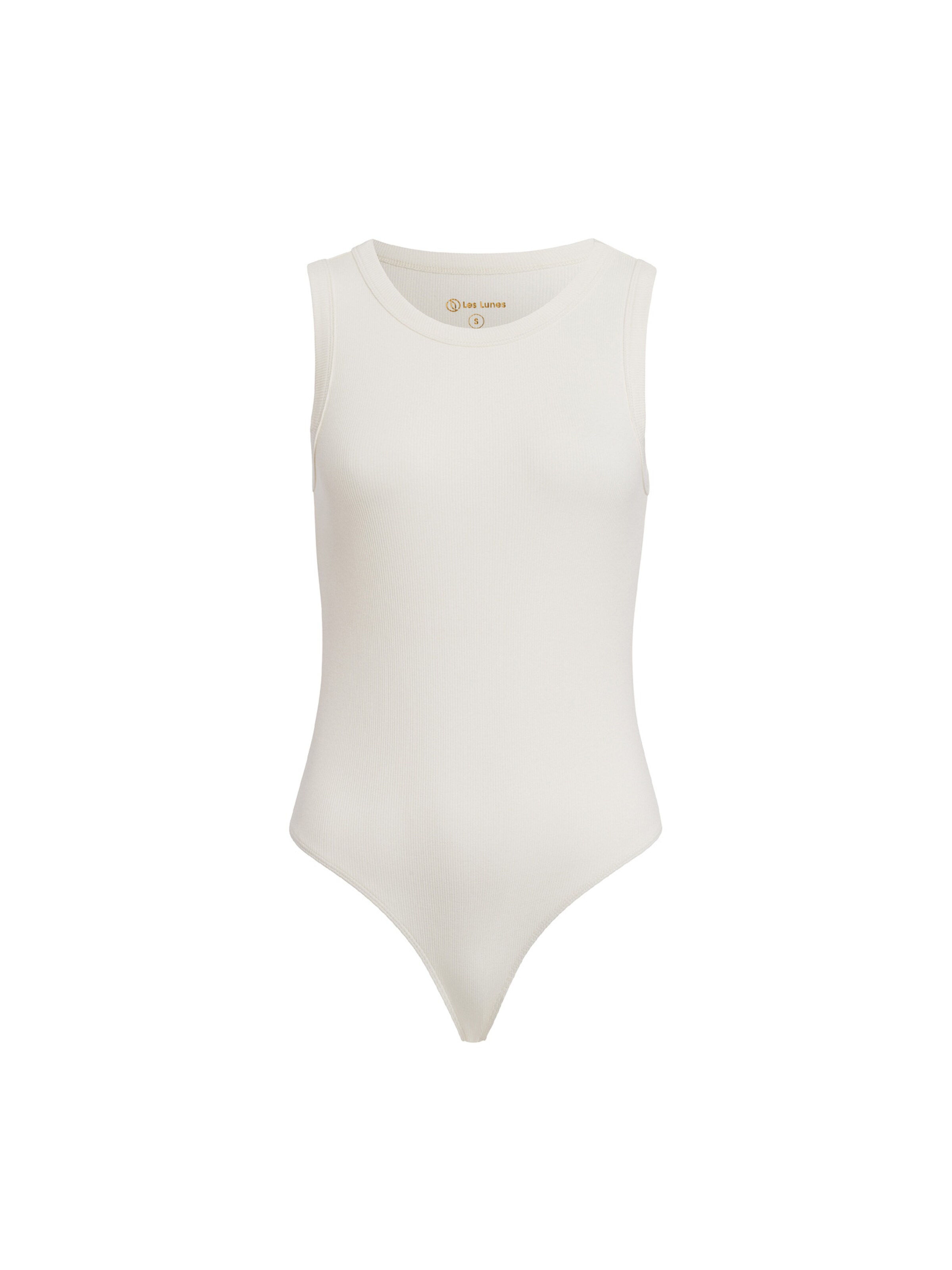 Les Lunes Shirtbody 'Chloee' i hvid: forside