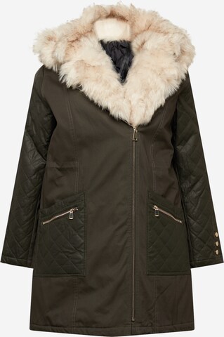 žalia River Island Plus Žieminė parka: priekis