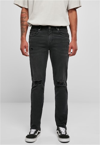 Urban Classics Jeans in Black: front