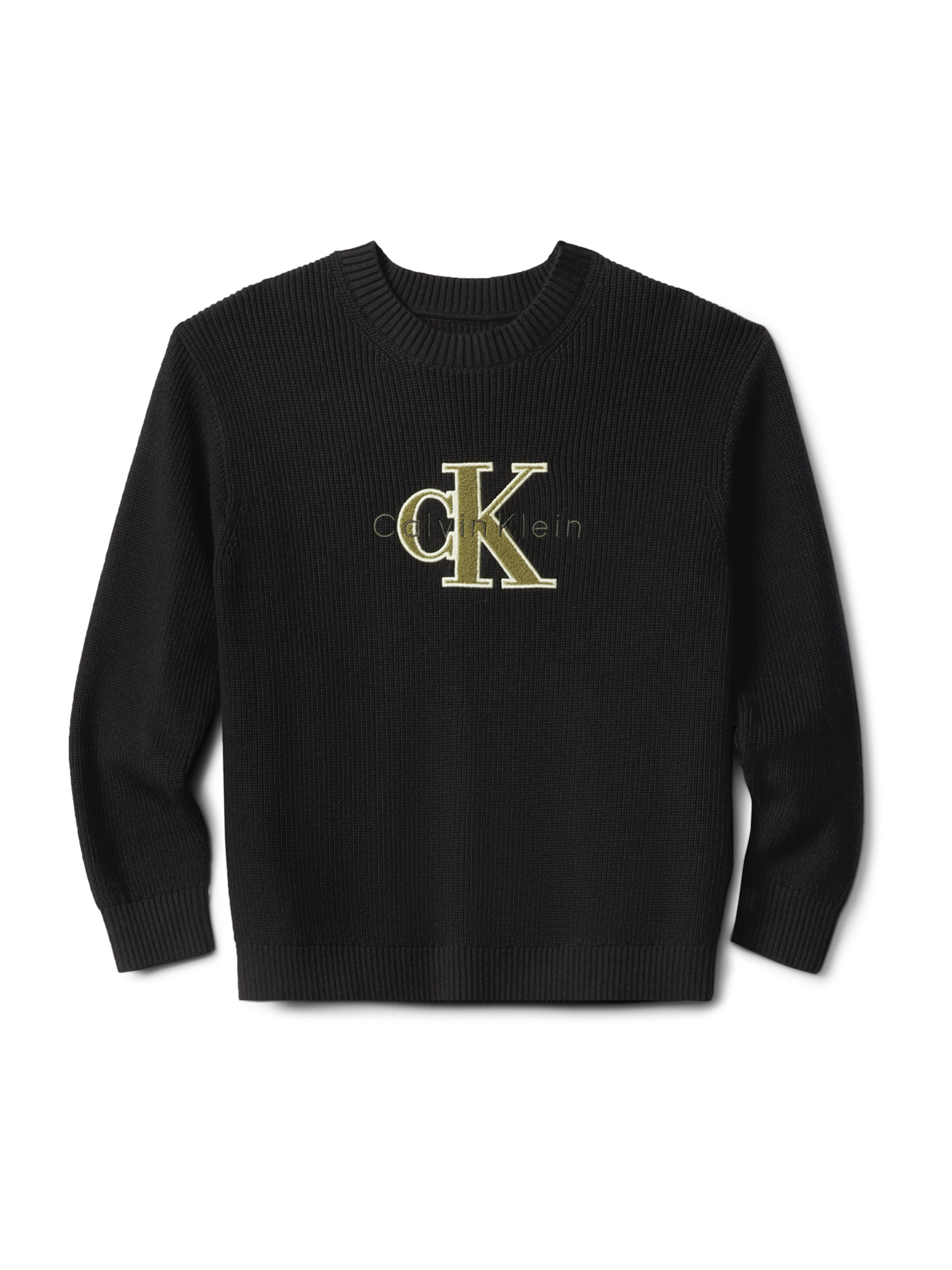 Calvin Klein Kampsun, värv must: eest vaates