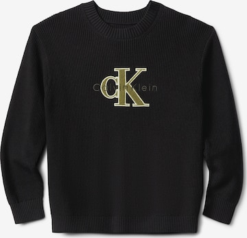 juoda Calvin Klein Megztinis: priekis